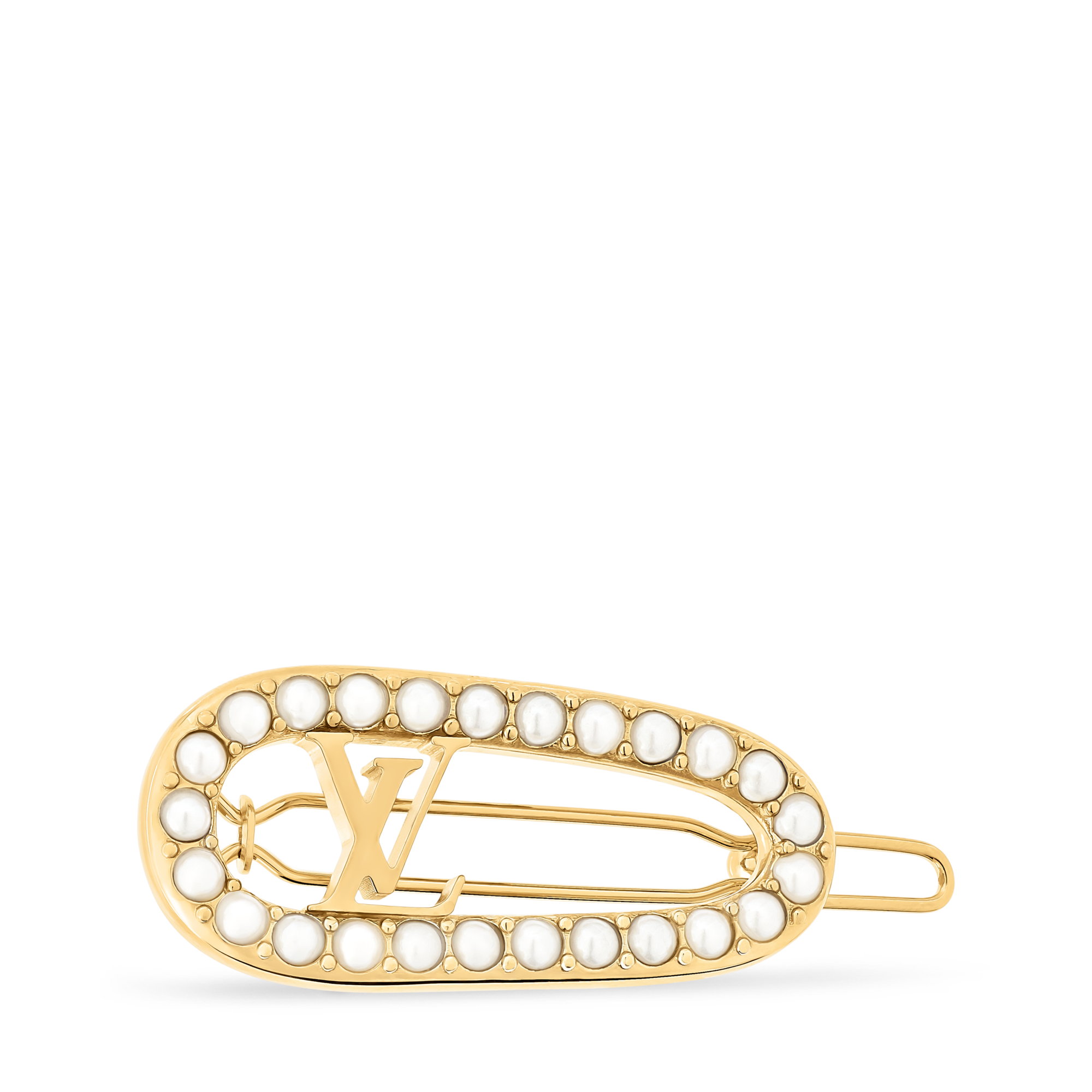 Louis Vuitton ヴィトン バレッタ マイ LV チェーン ヘアピン My LV Chain Hair Clip . - Luxury Accessories - M02818 Gold | LOUIS